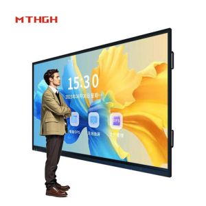 China Interactive Touch Whiteboard Ultimate Presentation With HDMI I/O And OPS PC I9 Connectivity Solution on sale