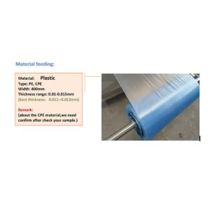 Automatic Dustproof Plastic Shoe Cover Making Machine With No Noise