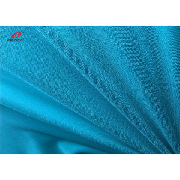 Quality Warp Knitted Dull Elastic Turquoise Lingerie Fabric 92% Nylon 8% Spandex  Lycra Fabric for sale