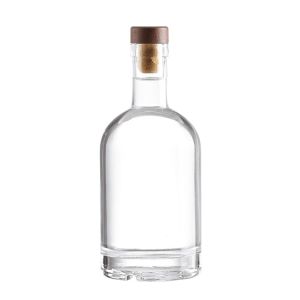 Wholesale Customized Sealing Type Super Flint Embossed 500ml 750ml Bottle for Vodka and Brandy from china suppliers