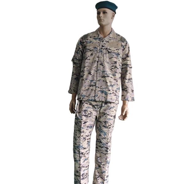 ACU Military Field Training Uniform Twill And Rip Stop Fabric Cotton Polyester