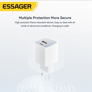 Essager 33W PD QC USB Type-C Fast Charging mobile phone wall charger