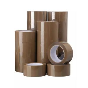 Brown Gummed Reinforced Self Adhesive Fragile Packing Tape Brown Bopp Tape