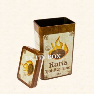 Wholesale Airtight Rectangular Coffee Tin box from china suppliers