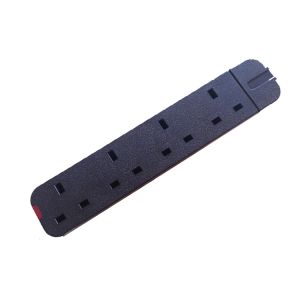 4-Gang UK 13A Switched Electrical Power Extension Socket