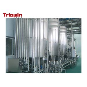 Pasteurized Milk Processing Line , Condensed Milk Processing And Packaging Plant