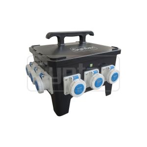Syntax MP24 32A Portable Rubber Power Distro With RCBOs & MCBs Protection For