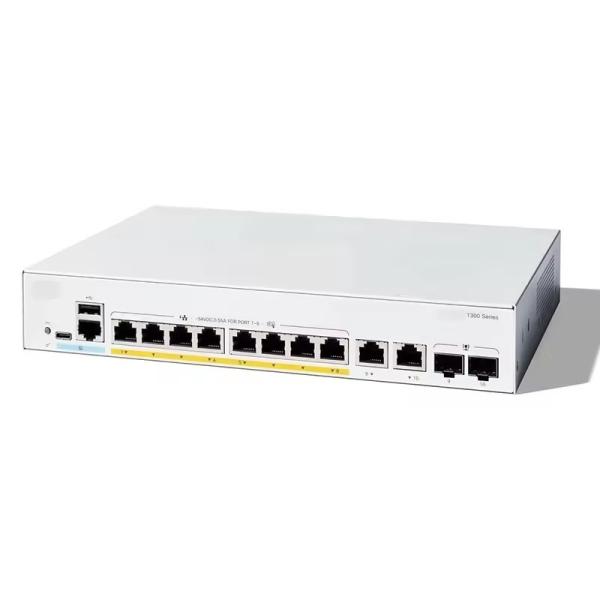 Quality Stock GE C1300-8FP-2G Combo Network Switch Full PoE 8-Port with 2x1G SNMP LACP QoS Stackable Function for sale
