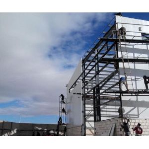 Anti Corrosion Steel Structure Office Or Workshop With Wall & Roof