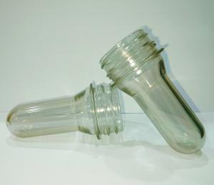 China Transparent Pet Bottle Preform With Screw Plastic Lid Eco Friendly And Heat Resistant on sale