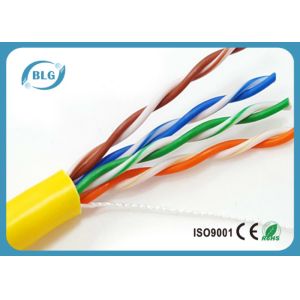 Wholesale 26AWG Category 5e Ethernet Cable 1000ft 4 Pair Solid Bare Copper Unshielded Twisted Pair from china suppliers