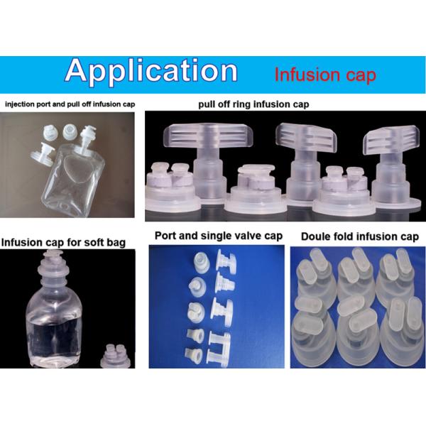 Double Foldable Single Valve Break off Infusion Cap for Lvp PP Infusion Bottle
