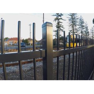 Steel Tubular Fencing 2.1m x 2.4m Rail 45mm*45mm Spacing 100mm Upright 30mm*30mm