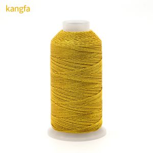 Wholesale High Tenacity Braided Embroidery Thread for Embroidery Machines Golden Shades Silver from china suppliers
