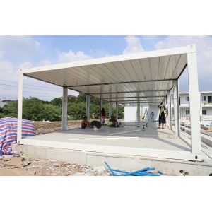 Customized Office Pod Booth Temporary Construction Site Stackable Prefab Modular