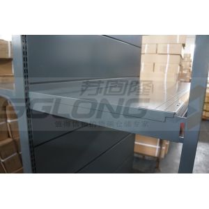 Single Side Pegboard Retail Gondola Shelving System ISO9001 Certification