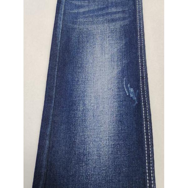 Low Shrinkage 8.3oz Cotton Polyester Stretch Denim Fabric Twill Style 12S For Lady Jeans