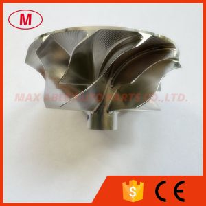 RHF5 reverse 26558 PTI 40.20/52.02mm 6+6blades Billet compressor wheel for