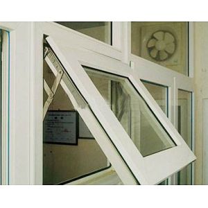 Awning Plastic PVC Window Automatic Top Hung Double Glazed Windows