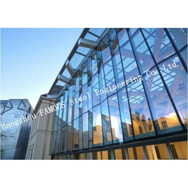 Fabrication Engineering Double Skin Glass Curtain Wall Intelligent Respiratory