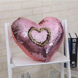 2021 Wholesale Cheap Price Custom Mermaid Sublimation Flip Reversible Heart