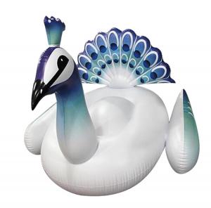Wholesale Advertising inflatable white peacock pool float summer beach toy for sale from china suppliers
