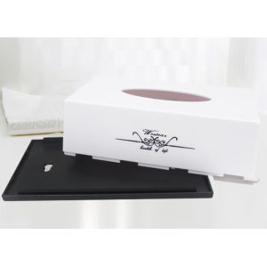 Smooth Faced Large Creative PS Plastic Tissue Box Holder