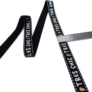 Custom Design Printed Nylon Elastic Webbing For Garment