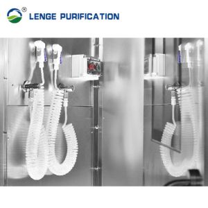 Class D Cleanroom Air Shower HEPA Filter High Velocity Shower Jets For Avoiding