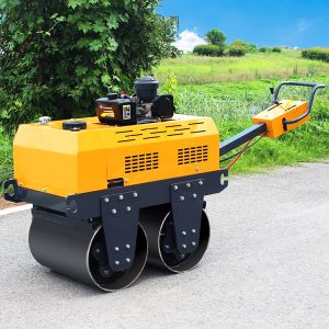 550KG Road Machinery Compact Soil Compactor Roller Mini Drum Small Compactor