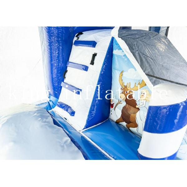 Kids Commercial Inflatable Frozen Bouncer Combo With Slide