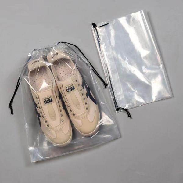Quality Custom Clothes Storage Bundle with Drawstring PE Bag and Transparent Plastic Pocket for sale
