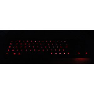 Robust IP65 Illuminated Metal Keyboard Customizable With Trackball