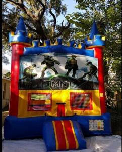 Wholesale Exciting Inflatable Bouncer House , Teenage Mutant Ninja Turtles Bouncer from china suppliers
