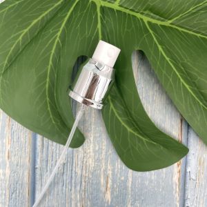0.12ML Perfume Fine Mist Sprayer 20/410 Double Wall Silver Metallized Cap