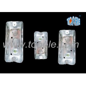 China Galvanized Steel Electrical Boxes And Covers Rectangular Iso Certificate on sale