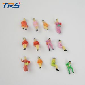 1:87 all seated ABS plastic model railway people 1.3cm for scenery model making