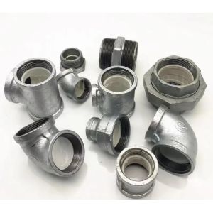 Customized Galvanized Malleable Cast Iron Pipe Fittings for Equal and Connection