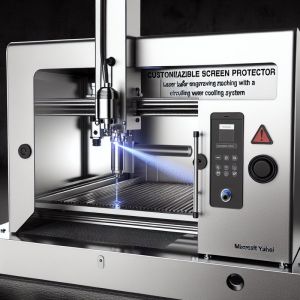 Customizable Screen Protector Laser Engraving Machine with Circulating Water