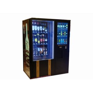 Lcd 24 Hours Wine Vending Machine With Advertising Screen