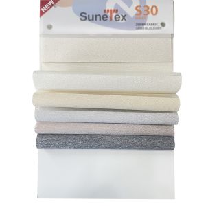 Window Blind Curtain Double Zebra Blinds Fabric 100% Polyester