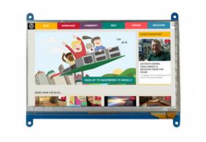 China Raspberry Pi 3 TFT LCD Capacitive Touchscreen HDMI Interface 800 * 480 Resolution on sale