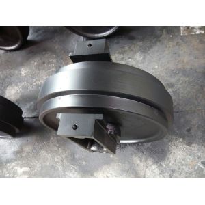 JD450H Dozer Front Idler Assembly with Black/Yellow Color and Casting Technique