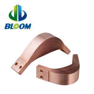 Customizable Flexible Laminated Copper Shunt with Galvanized Surface for