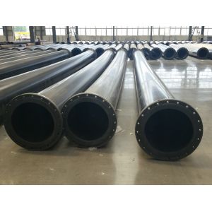 Ultra Tough Flange Connected UHMWPE Slurry Pipe For Dredging