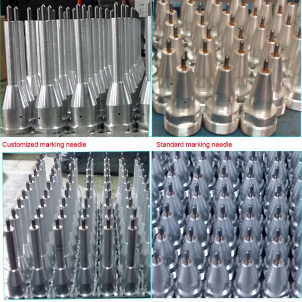 Customized Cookware Pneumatic Dot Peen Marking Machine for Logo Marking