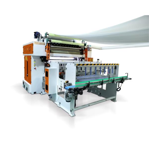 Professional V FOLD Facial Tissue Production Line for Tissue Industries with automatic transfer unit