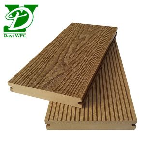 140x23mm Waterproof Deck Material Wood Plastic Composite Decking Durable