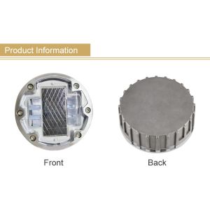 DM143 Solar Road Stud Light Reflectors IP68 Waterproof 1200mAh 6 LEDs 500m
