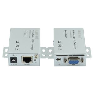 100M Adaptive VGA Audio CAT5 Extender For Digital Signage Applications